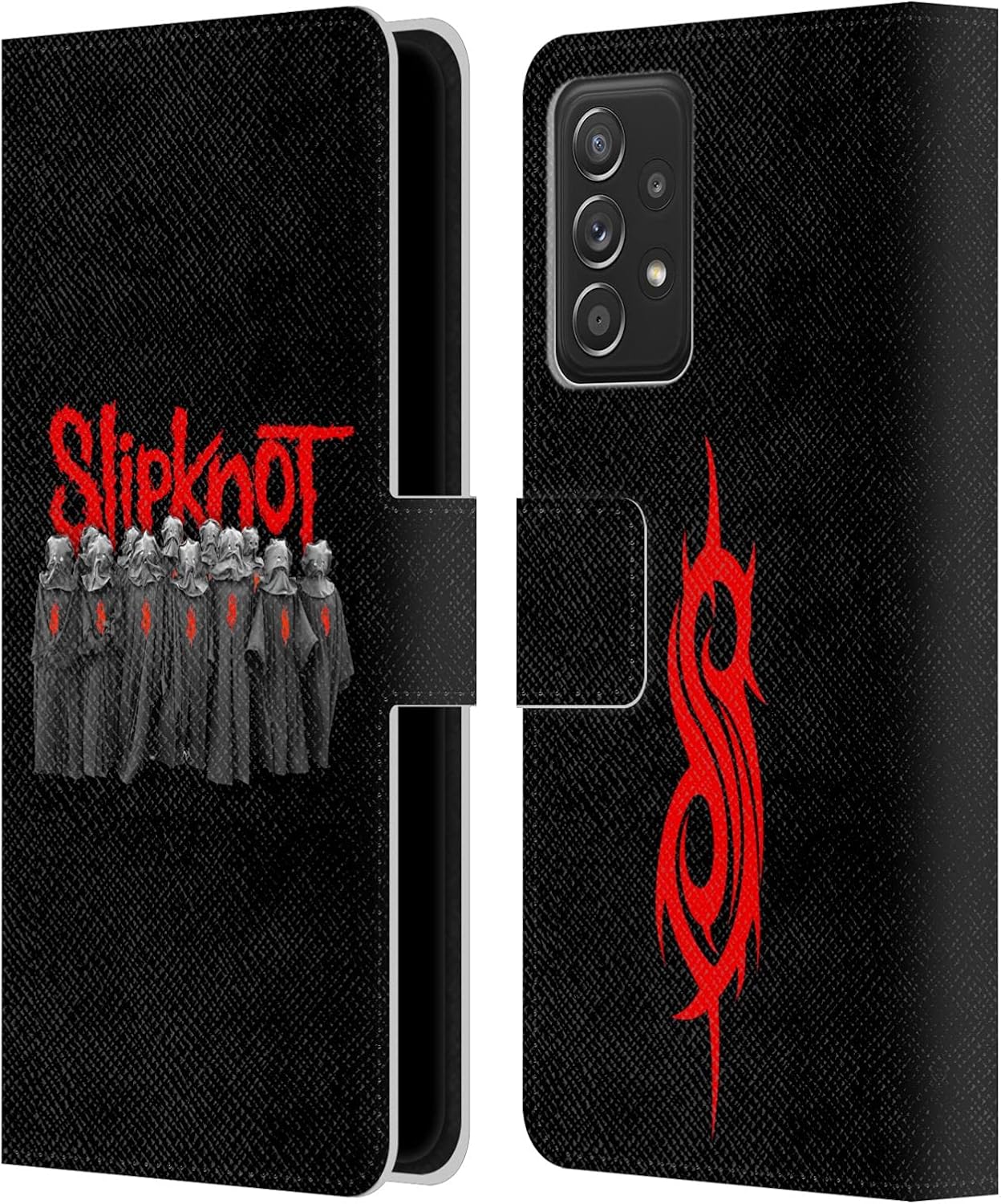 Head Case Designs Officially Licensed Slipknot Choir We are Not Your Kind Leather Wallet Case Compatible with Galaxy A52 / A52s / 5G (2021)