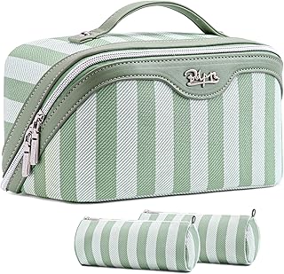 BOYATU Bolsa de maquillaje de viaje para muje...