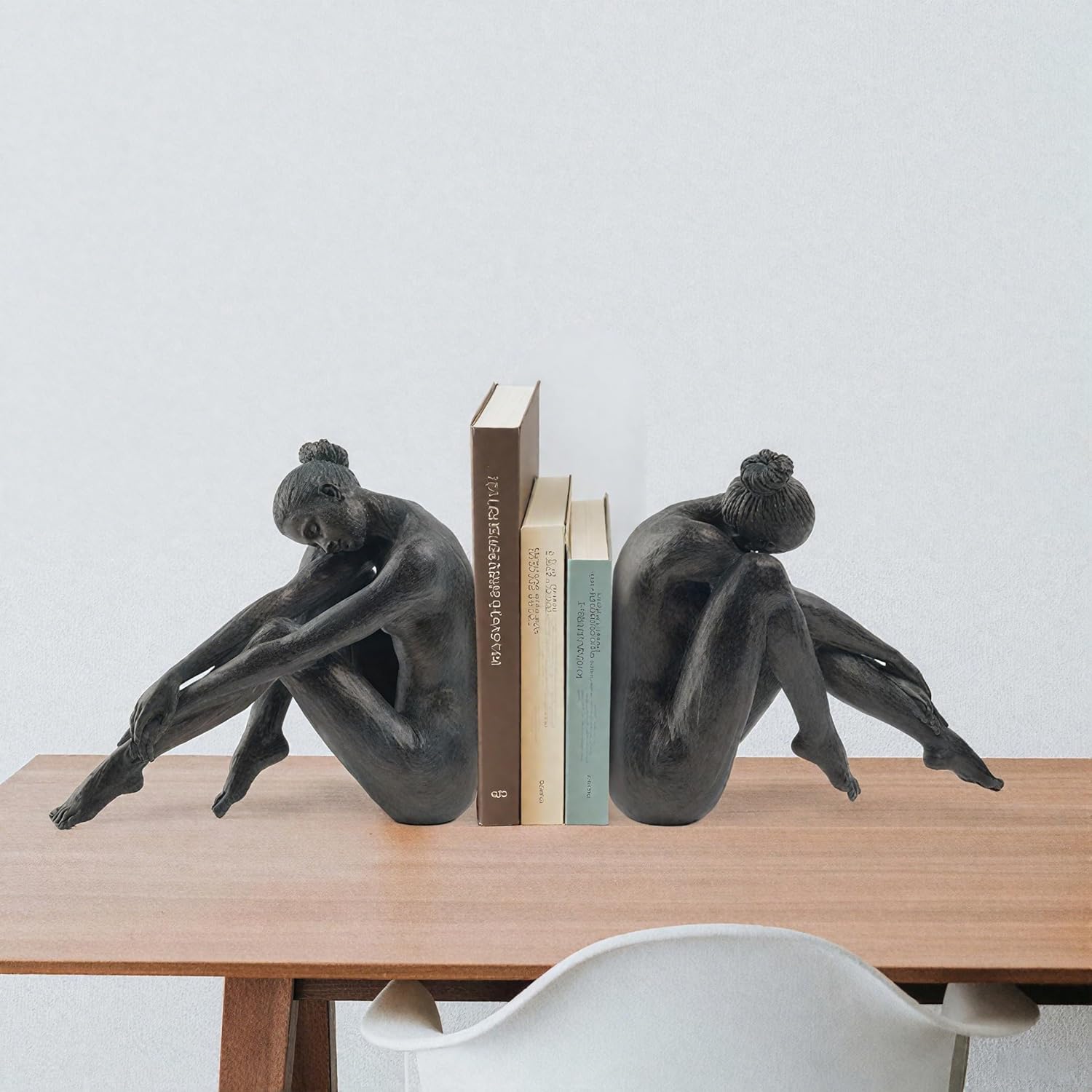 Guichifun Yoga Dancer Statue Home Decoration - Resin Bronze Sculpture Modern Creative Home Garden Statue Handicrafts Art Ware Home Décor Office Room or Outdoor Garden Gifts 10.25 x 4.25 x 8.75 Inch - Image 5