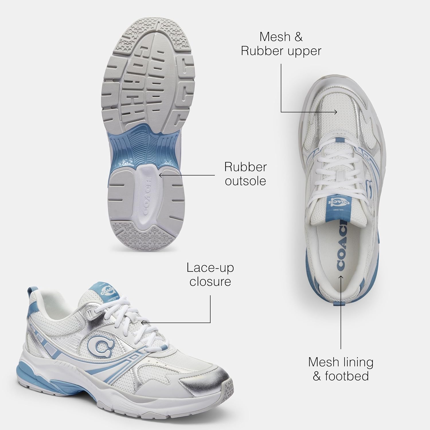 COACH Mesh Sneakers - Image 3