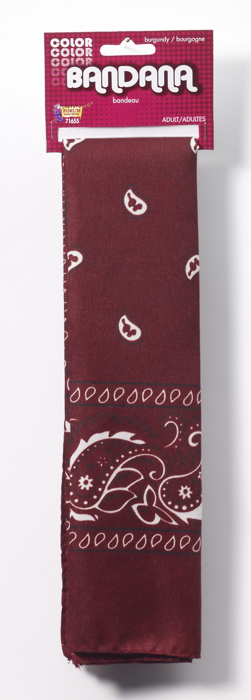 Forum Novelties Bandana, Burgundy
