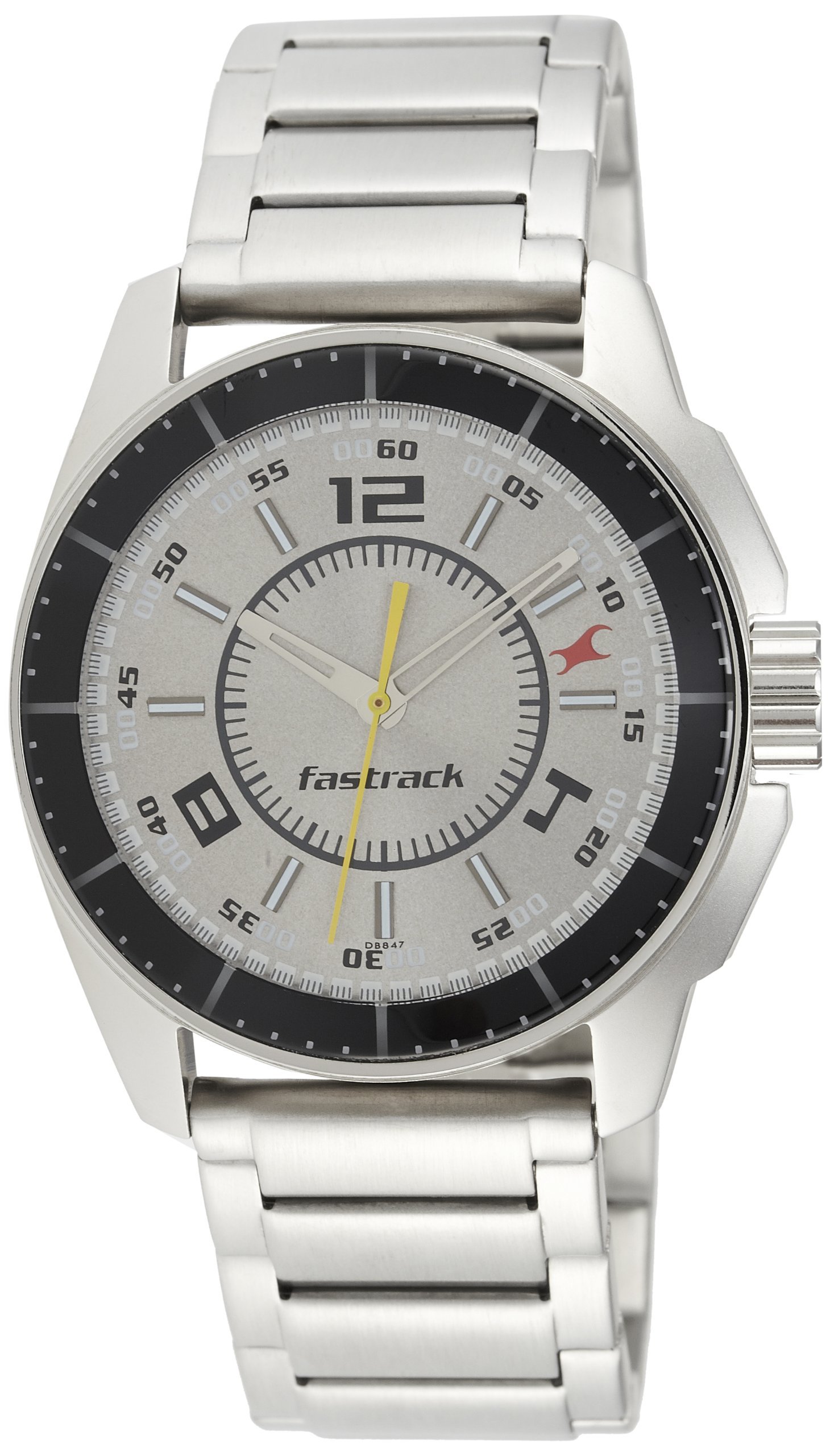 Fastrack Black Magic Analog Silver Dial Men's Watch-NL3089SM02