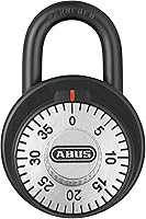 Vista 1 de ABUS 78/50 Candado de combinación para gimnasio, casillero, escuela, diámetro de grillete de 9/32 pulgadas (7.14mm) (Plata, 1)