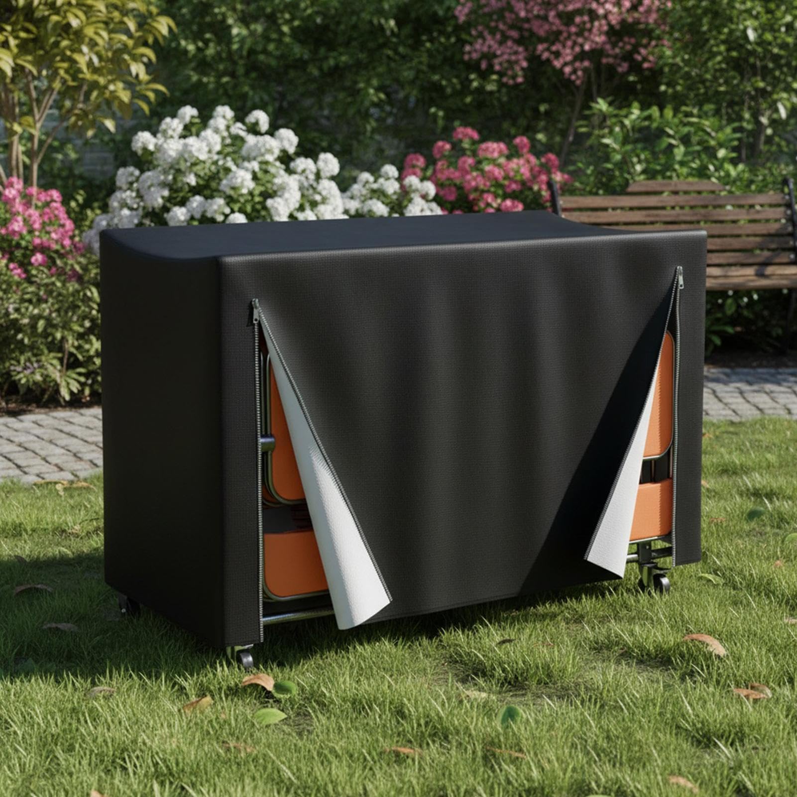 Para Rack De Sillas Plegables De Exterior Protección Impermeable Y