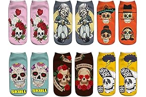 Wacky and Wonderful Skeleton Socks for Women: A Spooky Treat for Your Feet