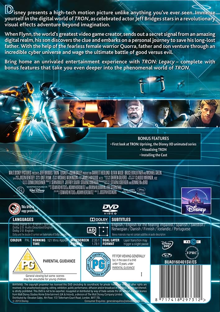 Amazon.co.jp: Tron Legacy [Import anglais] : DVD