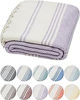 Vista 15 de DEMMEX Organic Diamond - Toalla turca de baño y playa 100% algodón turco certificado Oeko-TEX, ultra suave, de secado rápido, ligera, toalla