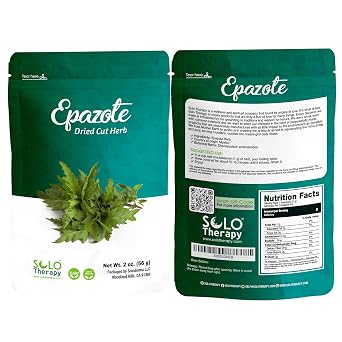 Epazote Dried Cut Herb, 2 oz, Epazote Natural, Mexican Seasoning, Epazote Spice,Resealable Bag, Product From Mexico, Packaged in the USA 2 oz.