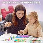 Klever Kits Marbling Paint for Kids, Metallic Gold Water Marble Painting Art, Arts and Crafts for Girls & Boys 6-12 Years Old, Paint Craft Kits, Christmas Toys Gifts Ideas Activities Toys