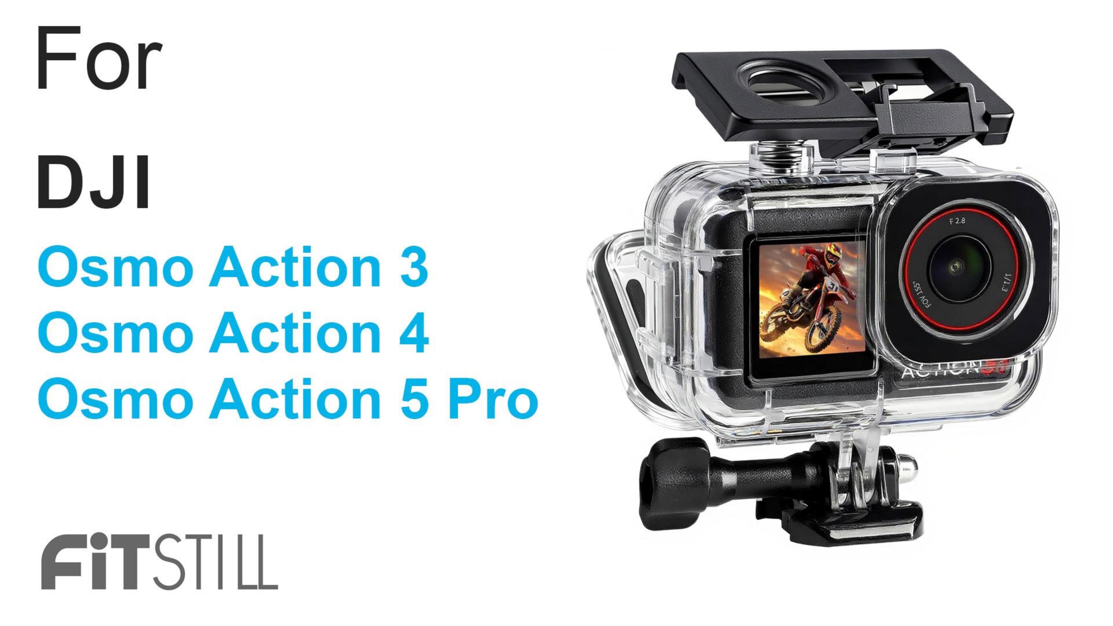 Amazon | FitStill 60M/196FT防水ハウジング DJI Osmo Action 5 Pro