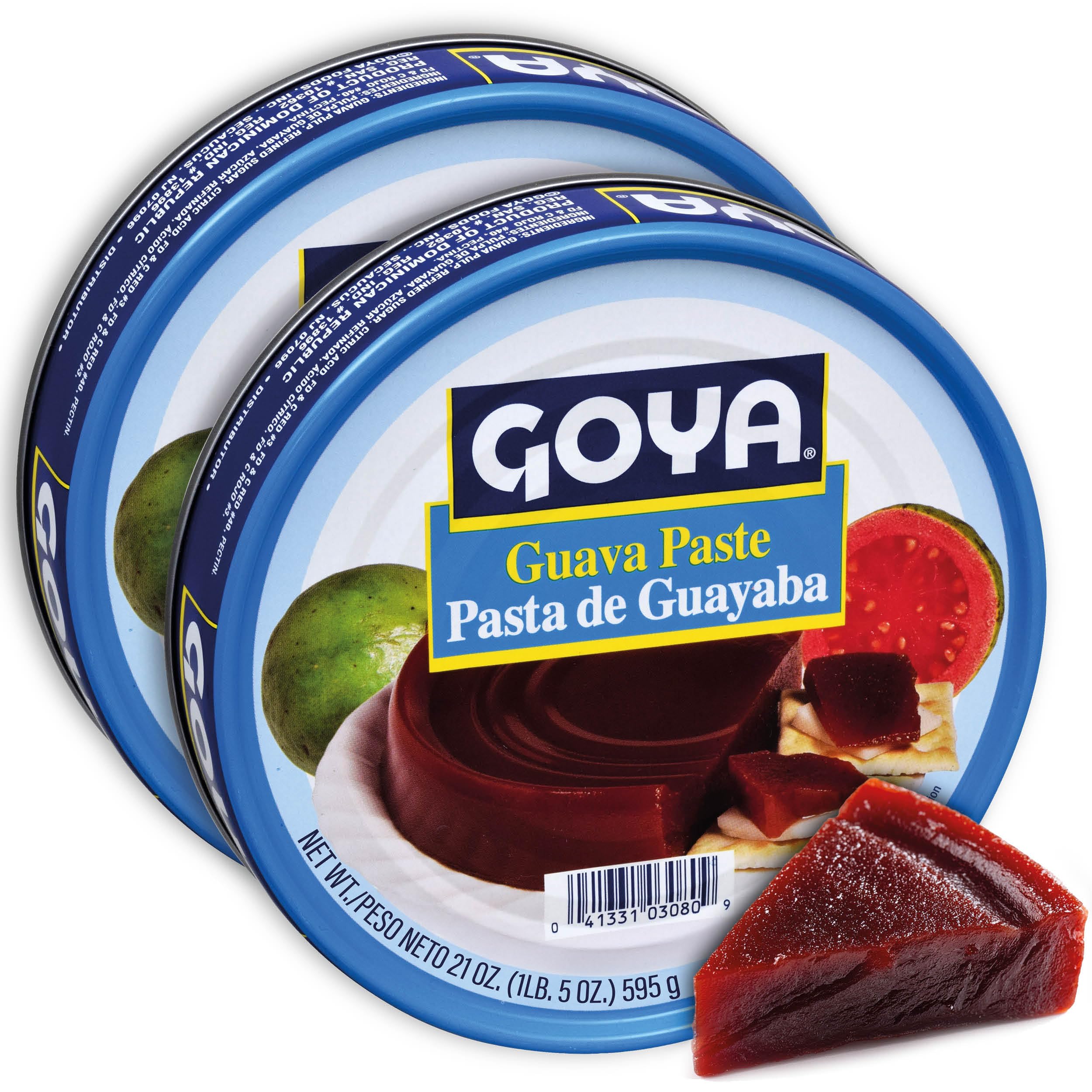 Goya Guava Paste 21 Ounce Can Pasta de Guayaba (2 Pack)