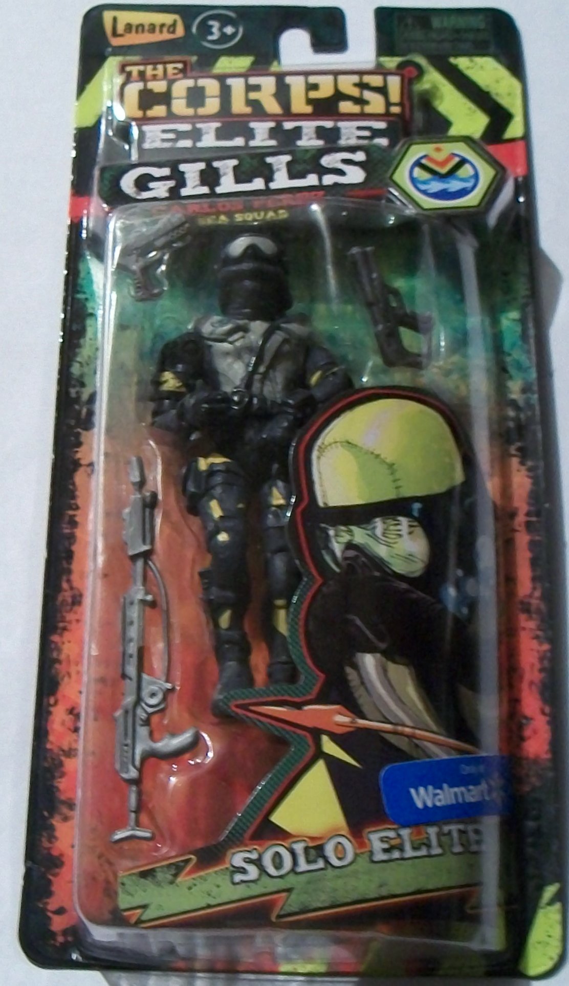The Corps Elite (GILLS) Carlos Perez Sea Squad Exclusive Solo Elite 4 inch figure with accessories by Corps Elite