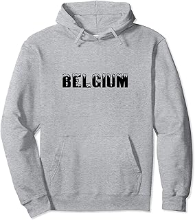 Snowcapped Belgium - Belgian Winter Souvenir Pullover Hoodie