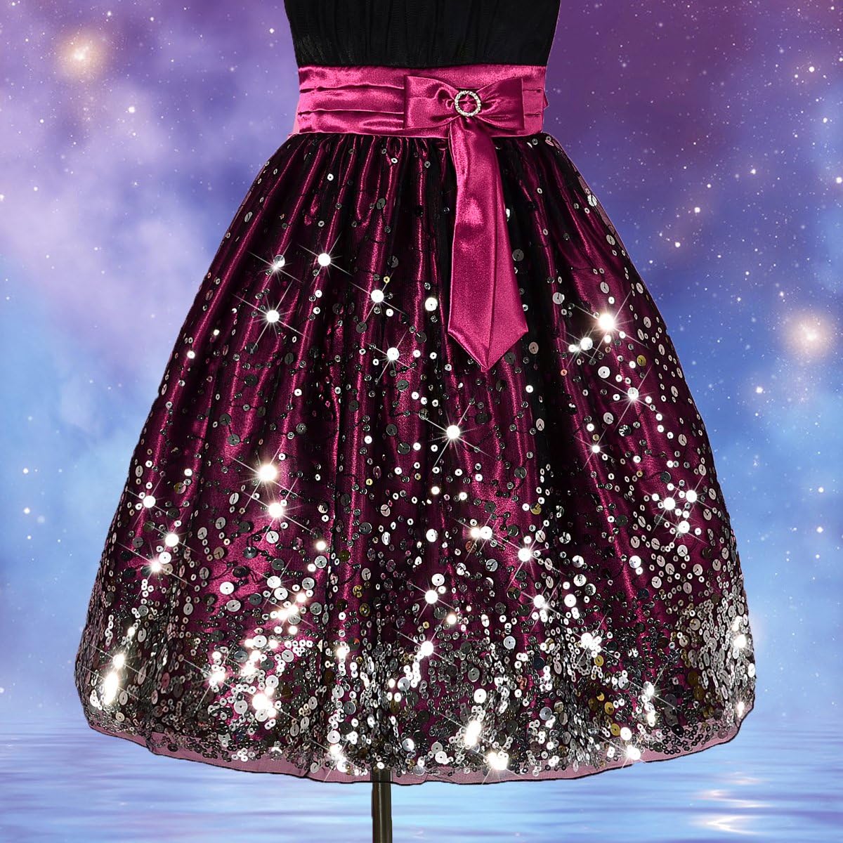 Dressy Daisy Girls' Sequined Pageant Dresses Occasion Birthday Party Prom Dress