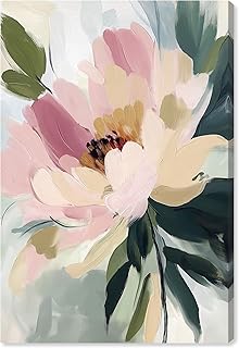 Art Remedy Dusty Rose Harmony Canvas Luxury Floral Art, Gallery Wrapped,...