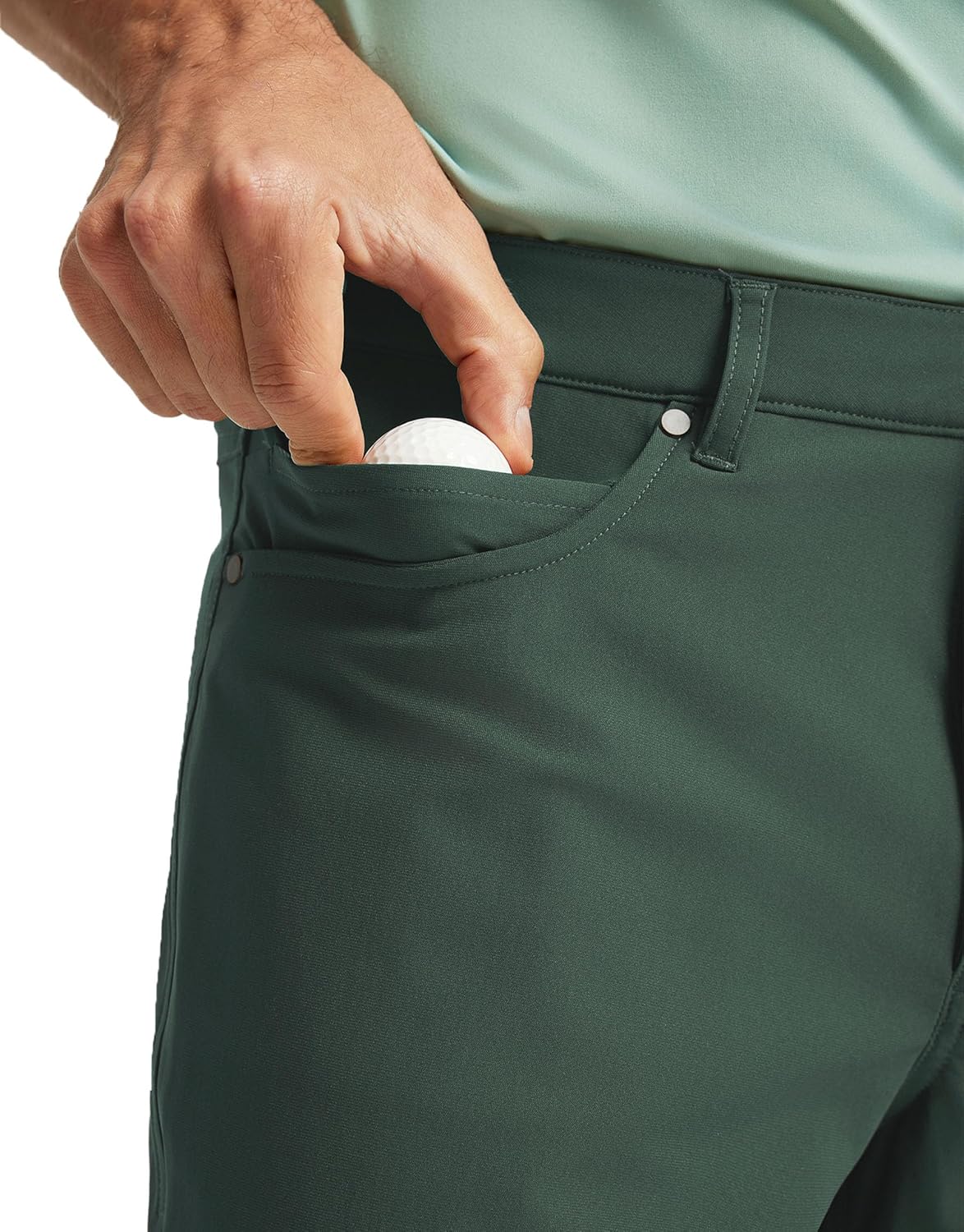 M MAELREG Golf Shorts Men 7" 9" Inseam Lightweight Quick Dry Stretch Flat Front Casual Moisture Wicking Mens Dress Shorts - Image 4