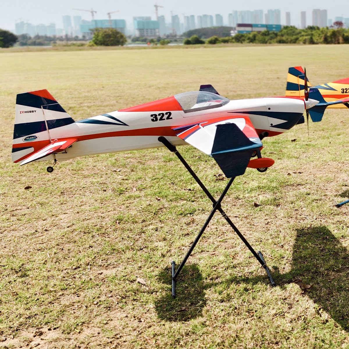 RC Airplane Display Stand Multi-Function Bracket for RC Model 106×51×35cm (Gold) - Image 3