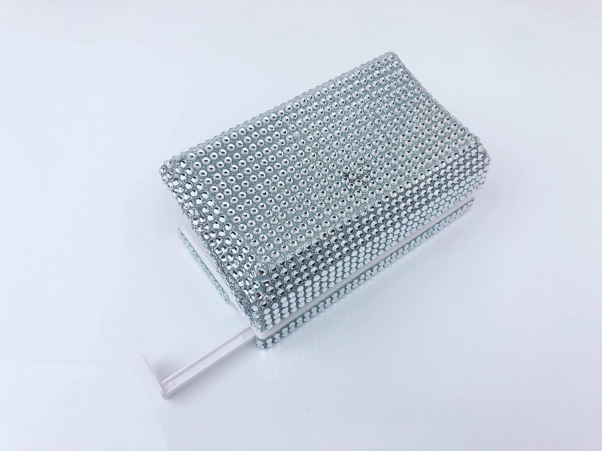 Blingustyle Silver Crystals A4 A5 A6 Paper 2 Hole Puncher Punch Office Desk Accessory