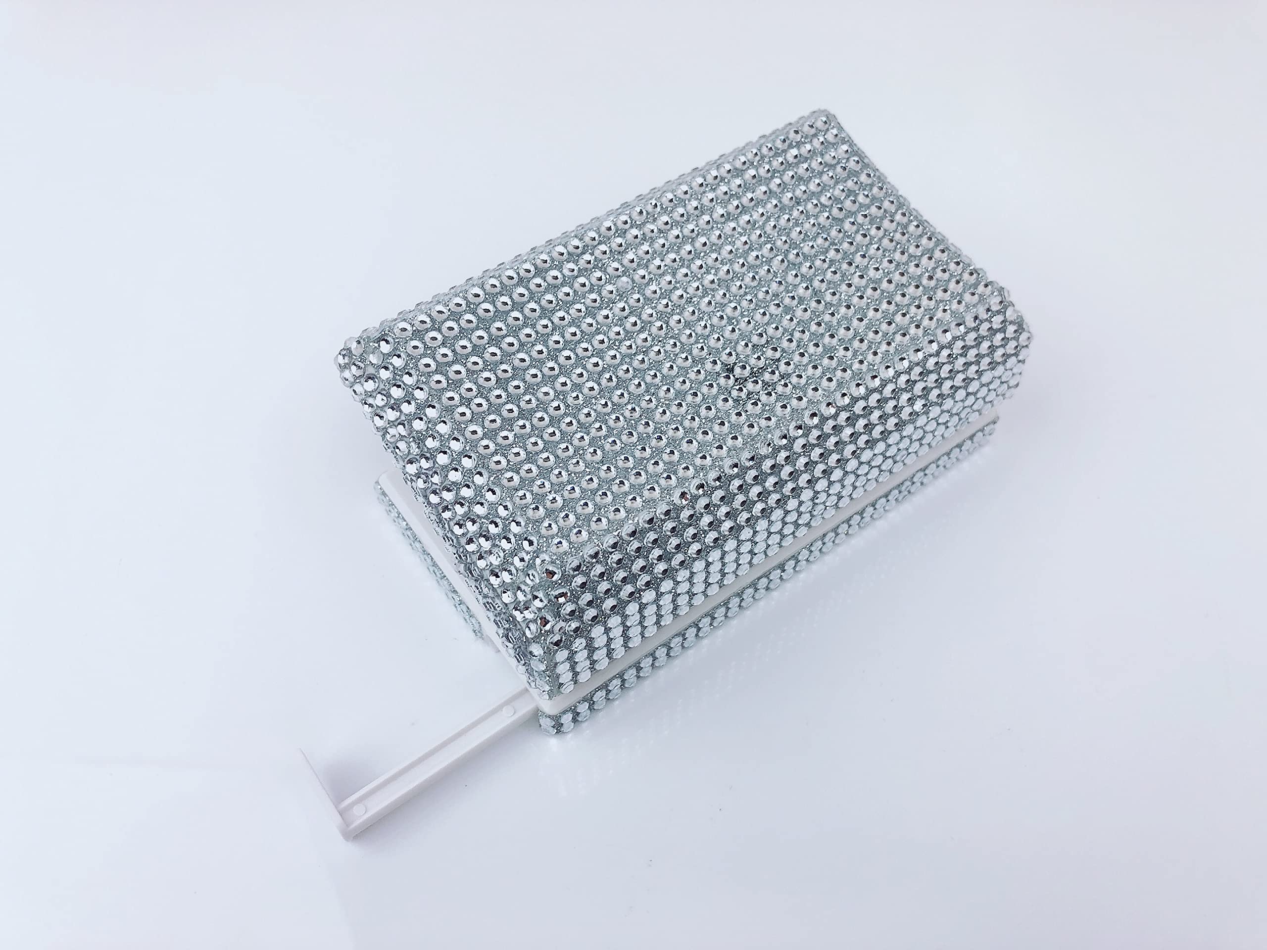 Blingustyle Silver Crystals A4 A5 A6 Paper 2 Hole Puncher Punch Office Desk Accessory