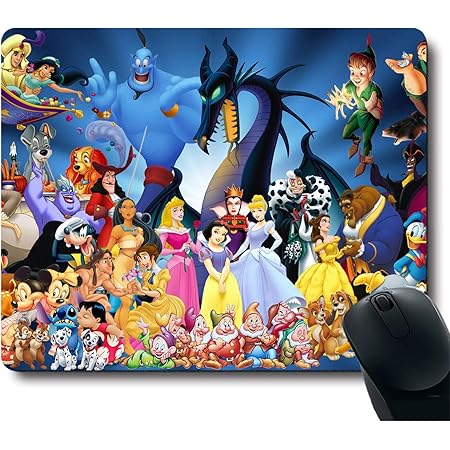 Numerous Classic Cute Character Colourful Pattern Unique Design Mouse Pad
