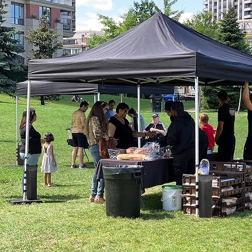 Miniatura 7 de Bolsas de arena pesada de 112 libras para toldo de publicidad al aire libre, tienda de campaña de campaña fija a prueba de viento (sin arena),