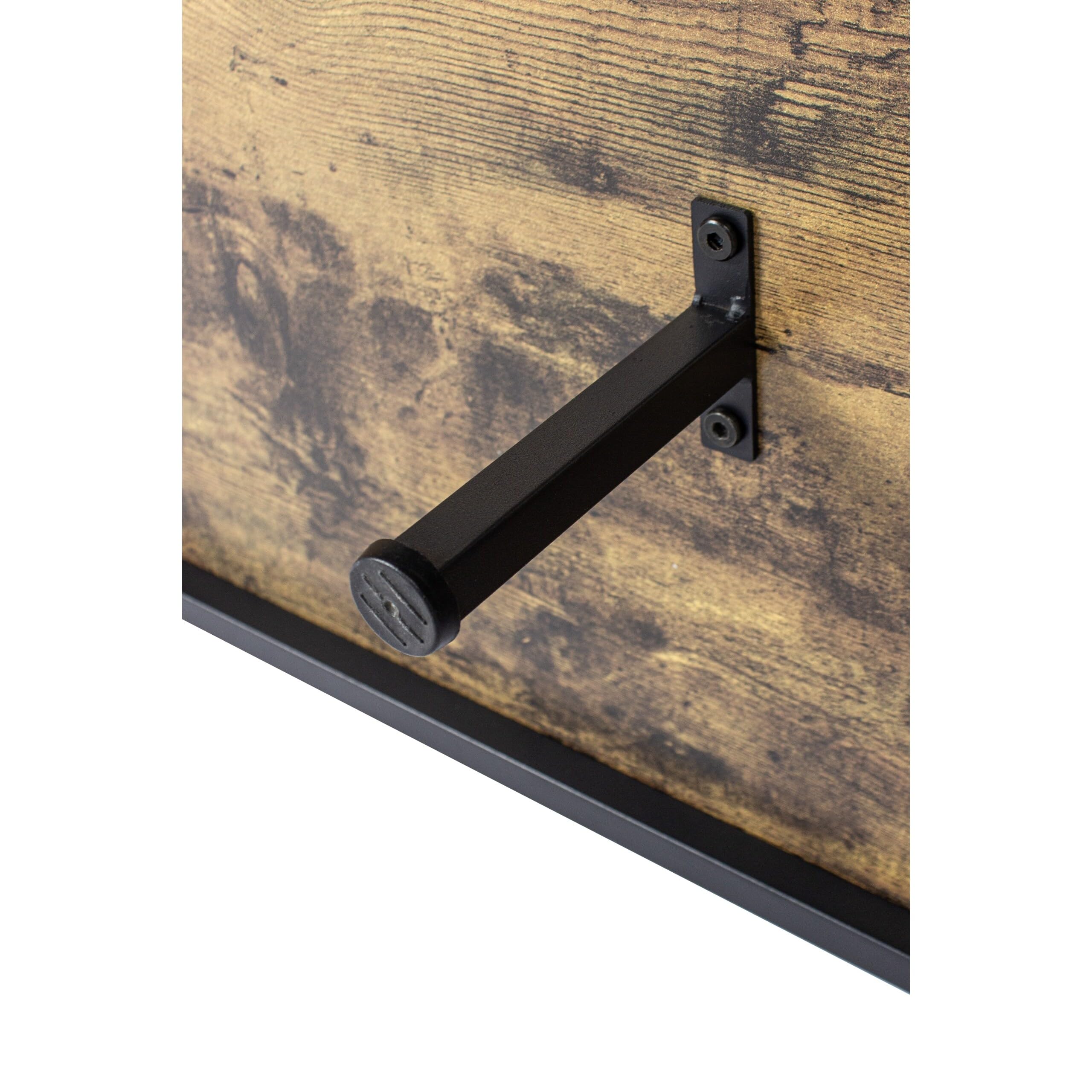 Relaxdays TV-Lowboard, 3 Ripiani, Mobile TV Aperto Fino a 55", A x L x P: 40 x 106 x 39,5 cm