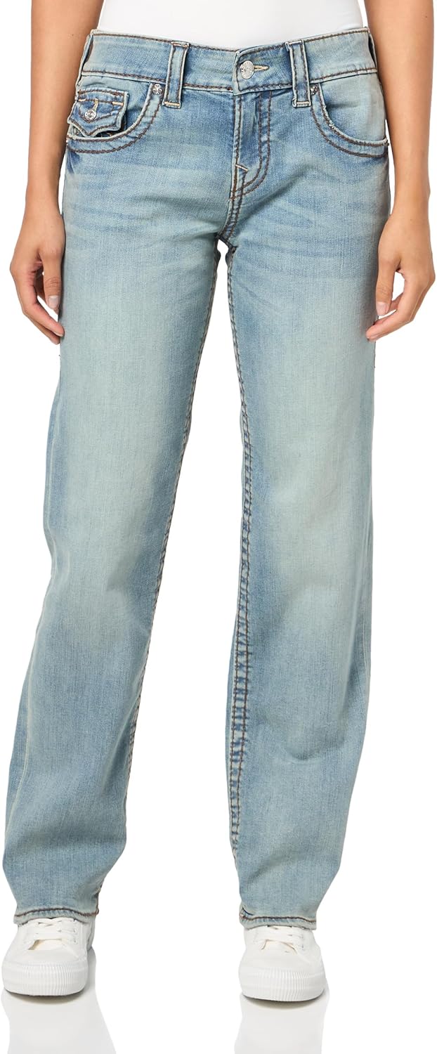 True Religion Women's Ricki Relaxed Straight Flap Big T