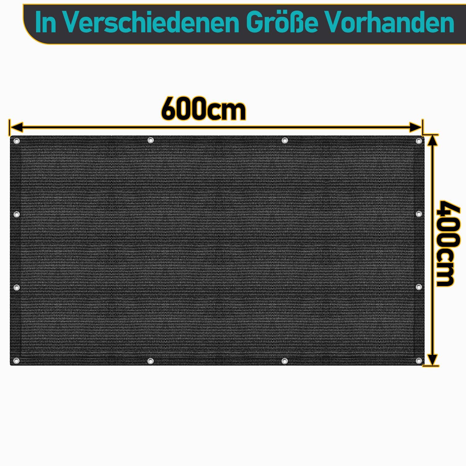 Dywan do przedsionka namiotowego, markiza, 400 x 600 cm, wysokiej jakości dywan kempingowy, oddychający, antypoślizgowy, z 12 otworami, 13 śledzi i torbą do przenoszenia, nadaje się do prania