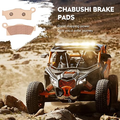 Miniatura 6 de Pastillas de Freno Sinterizadas Delanteras y Traseras para Can Am Outlander L450500650850 XMR1000L MAX 450 EFI Pastillas de freno de disco para