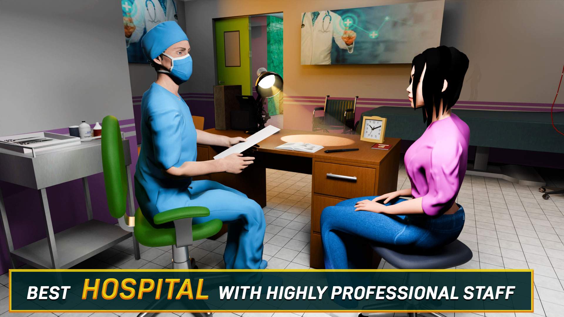 Pepi Hospital Doctor Games Hospital Simulator Game for kids Learn