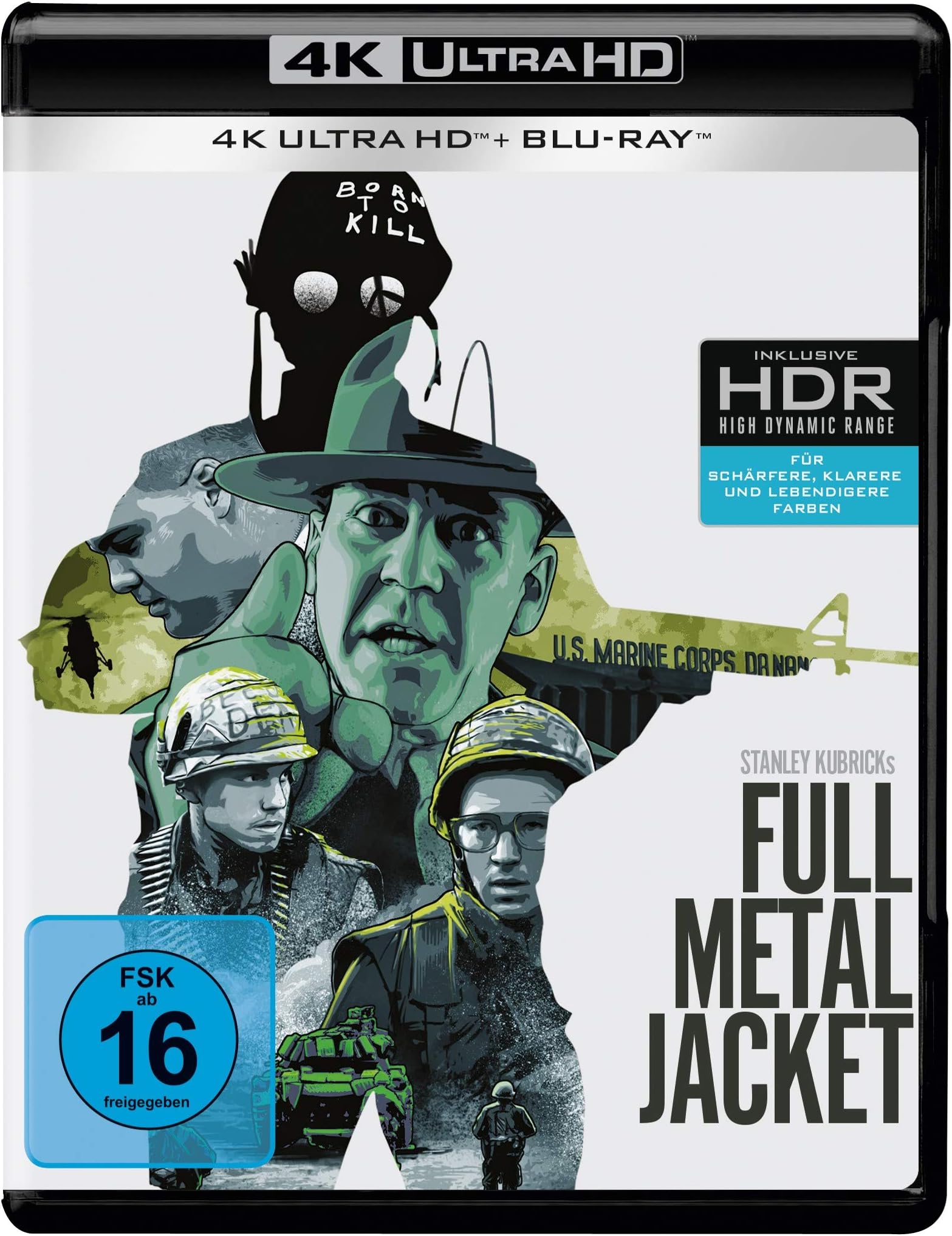 Full Metal Jacket (4K Ultra HD) (+ Blu-ray 2D) [Region Free] [Blu-ray]
