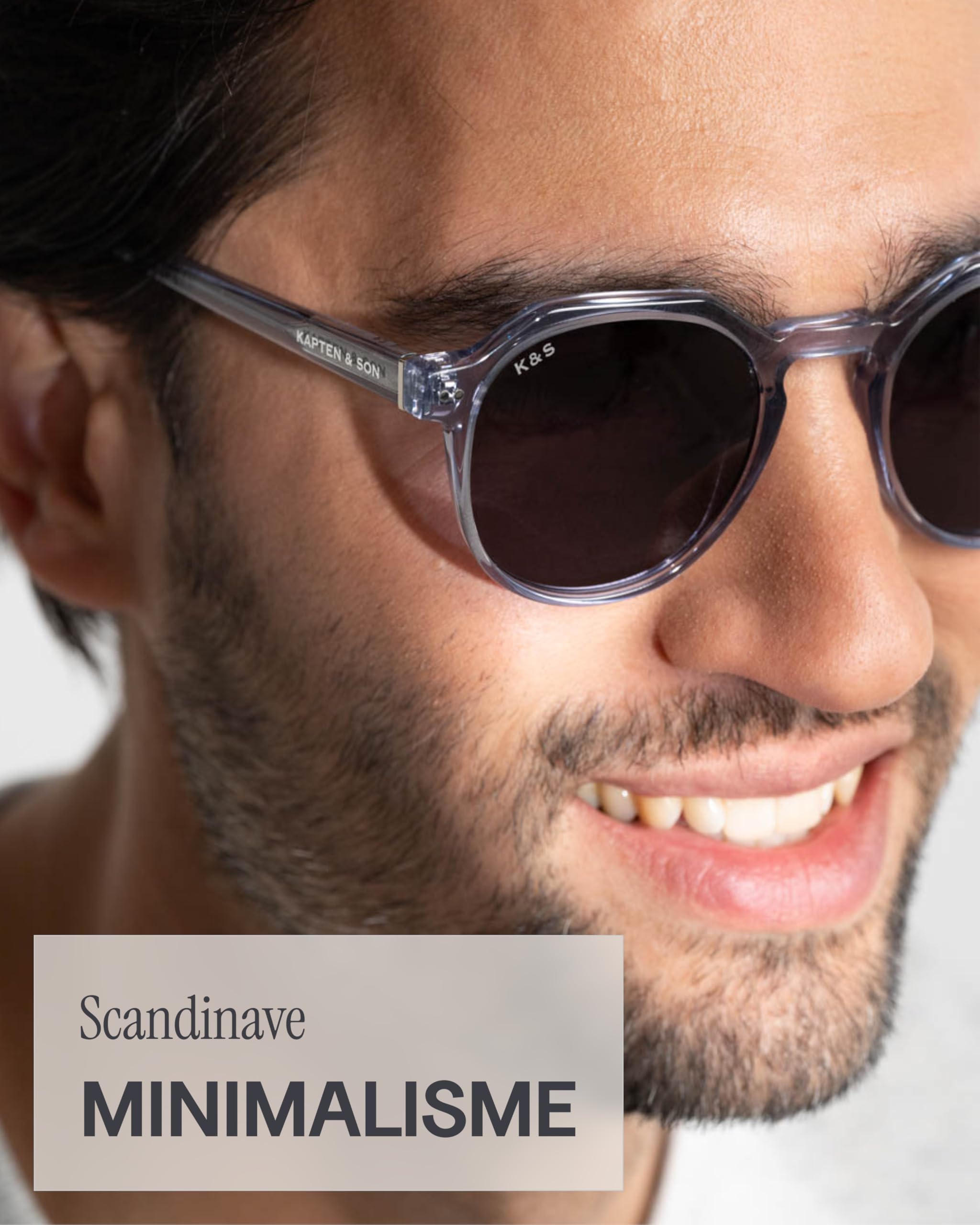 Kapten & Son Lunettes de soleil Manila | Lunettes de soleil pour homme et femme avec protection solaire et protection UV | Forme ronde élégante | unisexes