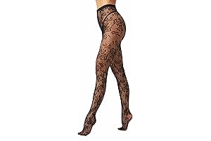 Curvaceous Embrace: High Waist Fishnet Tights for Luxurious Legwear