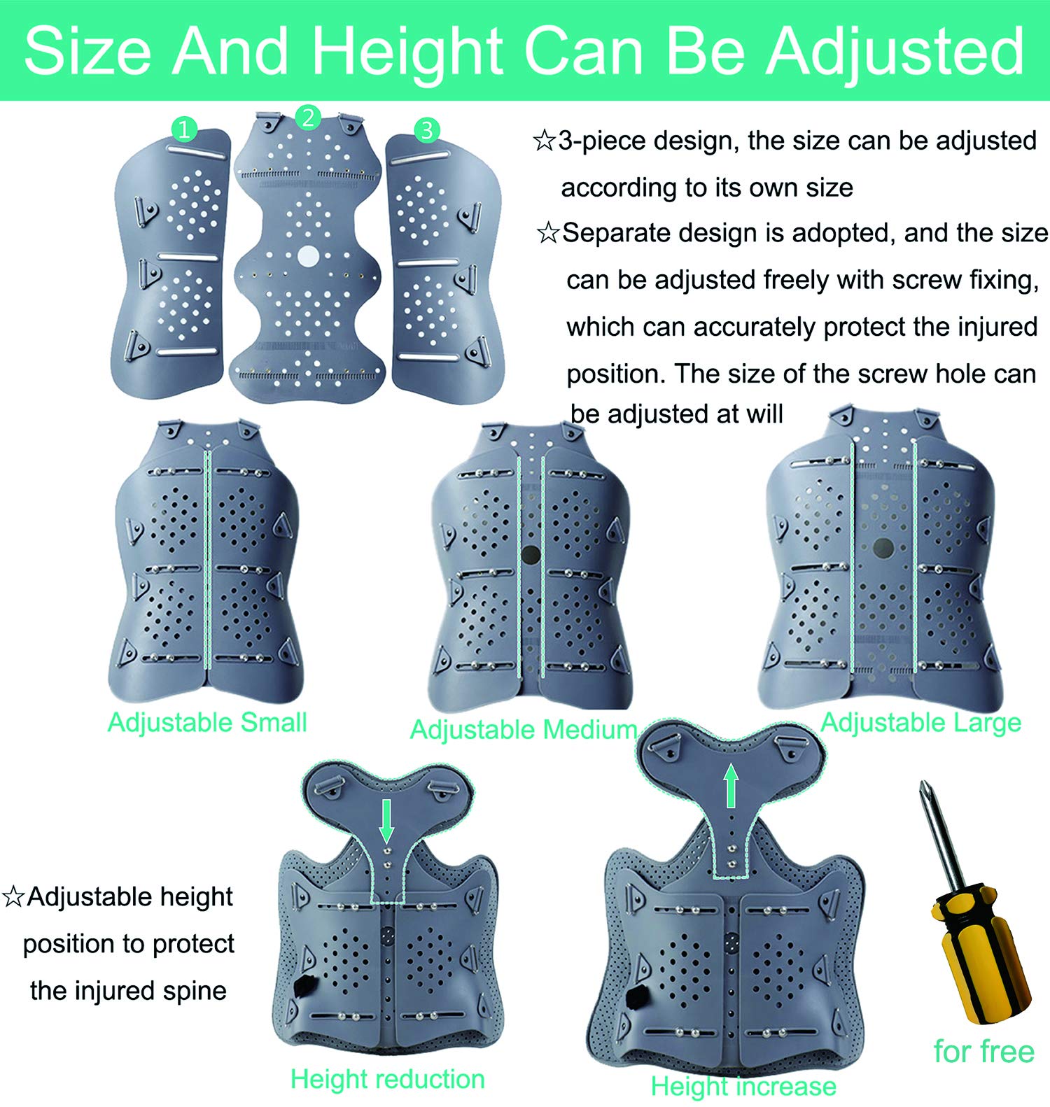 Buy TLSO Inflatable Thoracolumbar Fixed Spinal Brace, Lightweight
