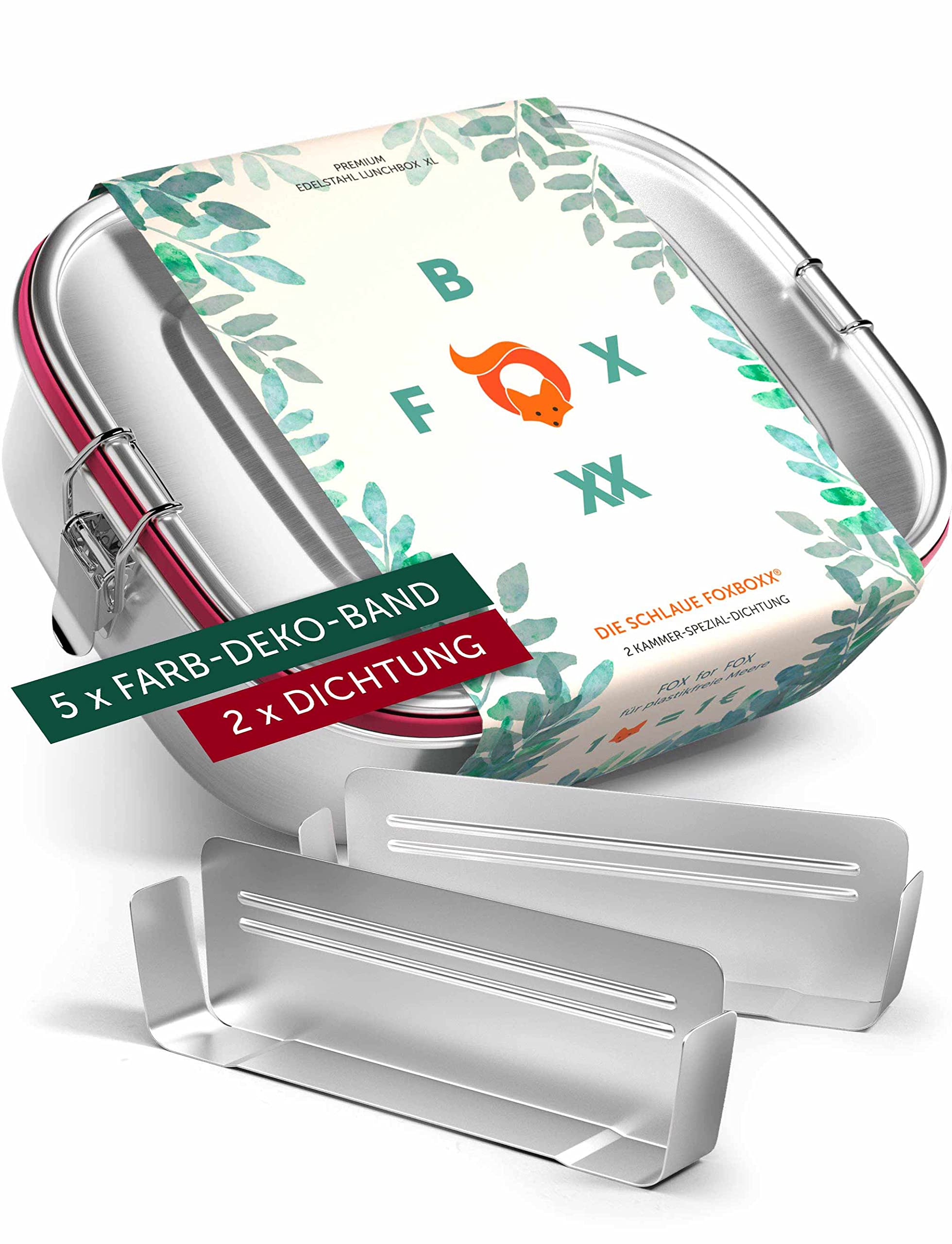 Roestvrijstalen broodtrommel, verpakking van 3 stuks, roestvrij staal, lunchbox, volume 850 ml, 1400 ml, 2400 ml, stalen broodtrommel met verschuifbare scheidingswand, lunchbox, lekvrij, stapelbaar Roestvrijstalen broodtrommel, verpakking van 3 stuks, roestvrij staal, lunchbox, volume 850 ml, 1400 ml, 2400 ml, stalen broodtrommel met verschuifbare scheidingswand, lunchbox, lekvrij, stapelbaar