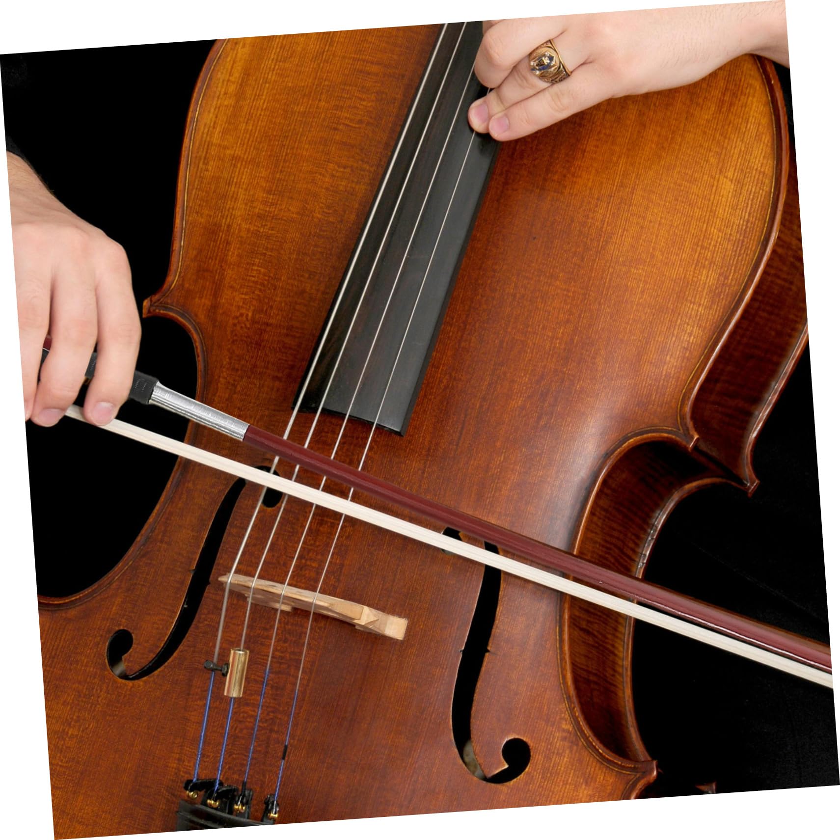 Genérico De Violín 1/2 Tamaño Accesorio De Violín De Tamaño Medio Para Violín Accesorios Para Violín Principiante De Rana De Ébano Recto Para Violín Accesorio De Violín
