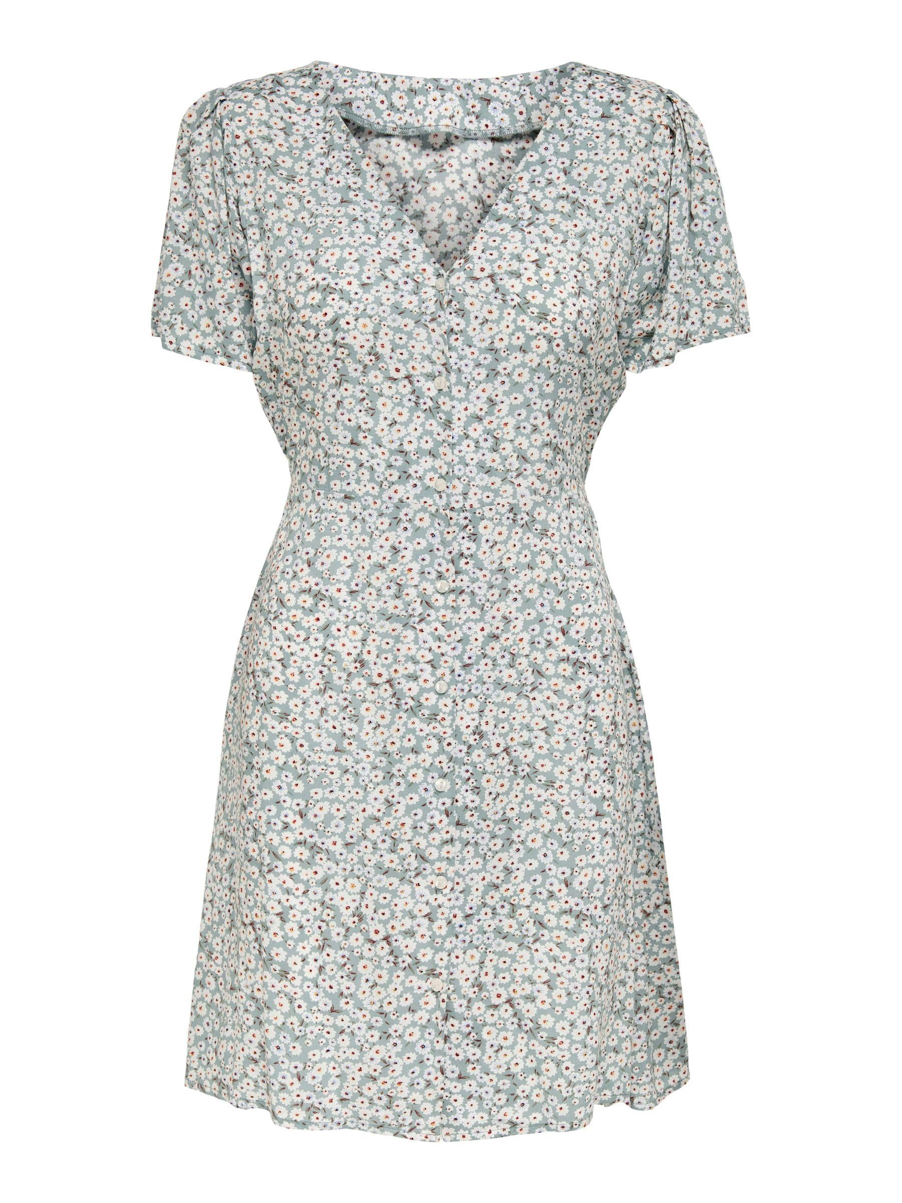 ONLY Women's Onlevida S/S Short Dress WVN Noos 15237382