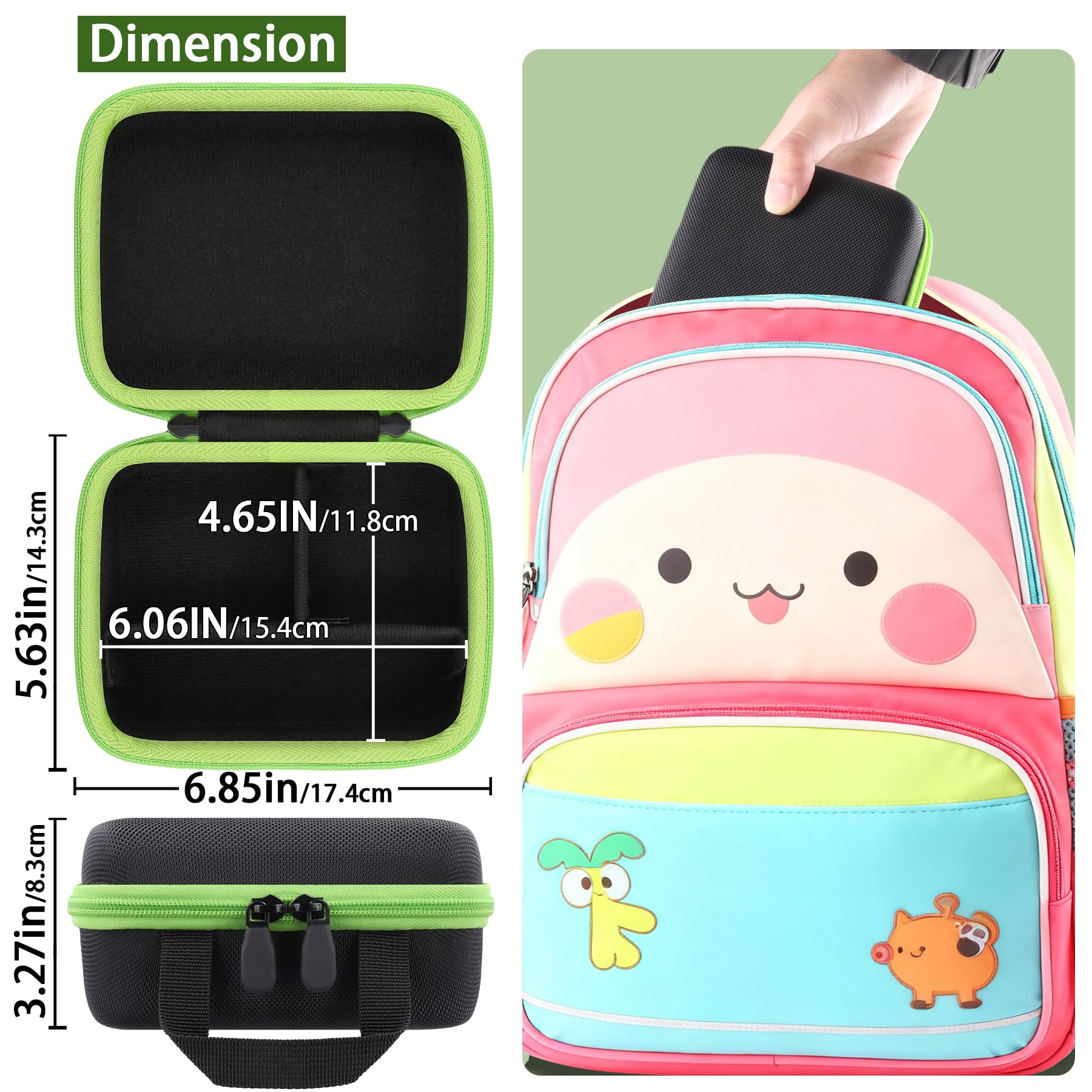 co2CREA Dur Étui de Voyage Rigide Housse Cas Coque pour Leapfrog LeapMove Active Learning Système de Jeu vidéo(boîte Seule,Case Only)