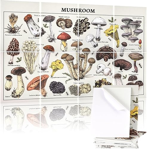 Miniatura 11 de Paneles Acústicos de Arte Paquete de 8, Paneles a Prueba de Sonido para Paredes, 48"X32" Arte de Pared Autoadhesivo Absorbente de Sonido, Paneles