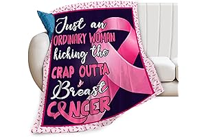 Compassionary Breast Cancer Awareness Throw Blanket