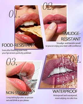 Lip Stain Peel Off, Tattoo Lip Gloss Color Peel Off Lips Tint Stain