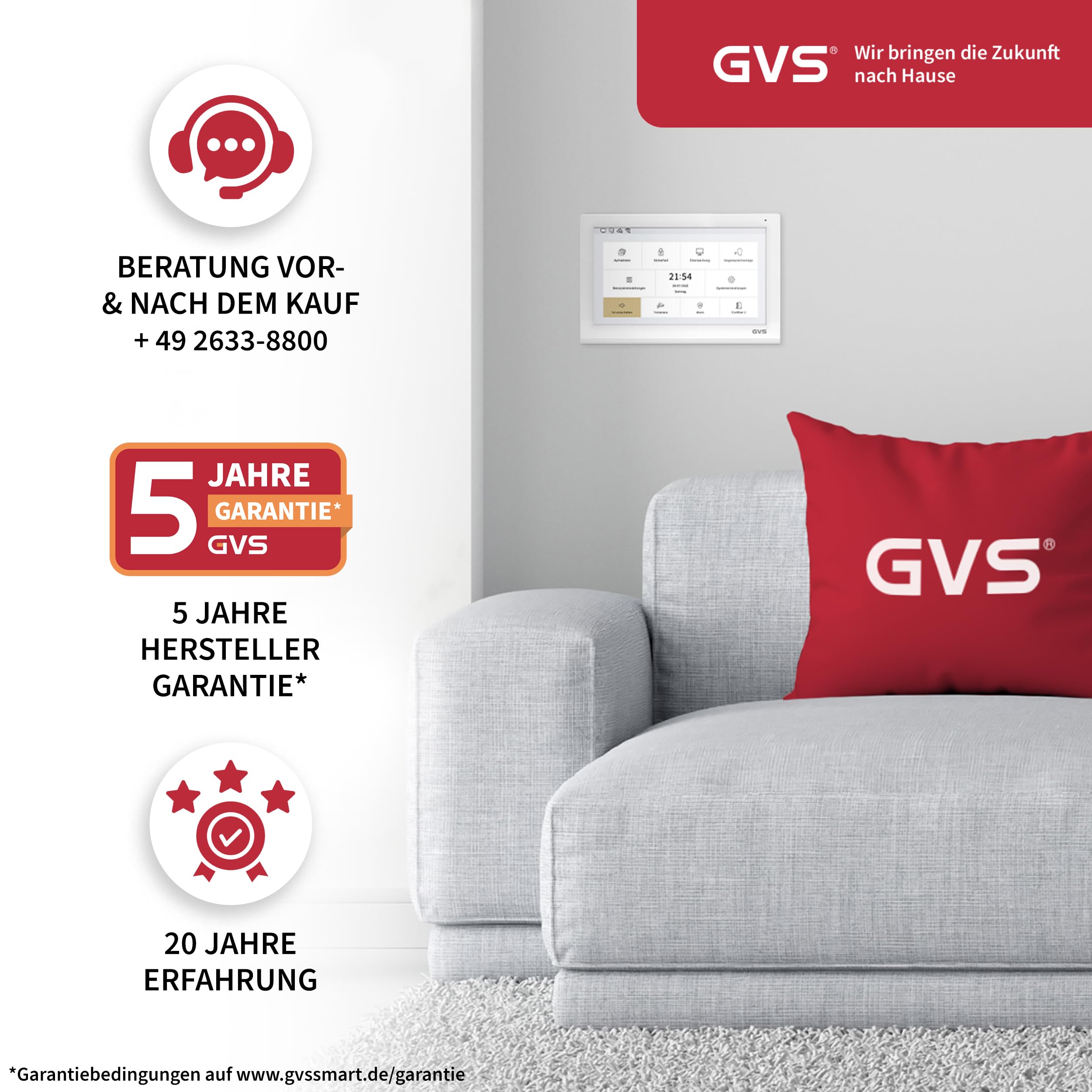 GVS 2-Draht Ethernet PoE Konverter mit bis zu 500m Reichweite - Moderne IP-Technologie über 2-Draht-Kabel inkl. PoE-Unterstützung - Einfache Installation für Türsprechanlagen & IP-Kameras