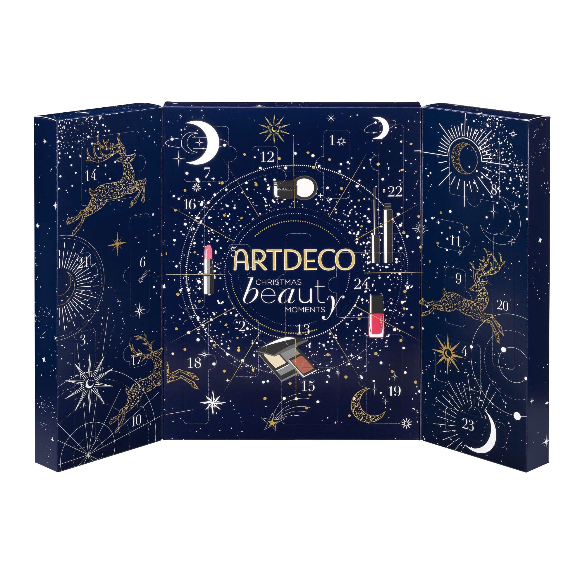 ARTDECO Adventskalender 2025 – Hochwertiger Kosmetik Beauty Kalender mit 24 Make-up-Überraschungen als ideale Geschenkidee für Frauen - 1 Stück