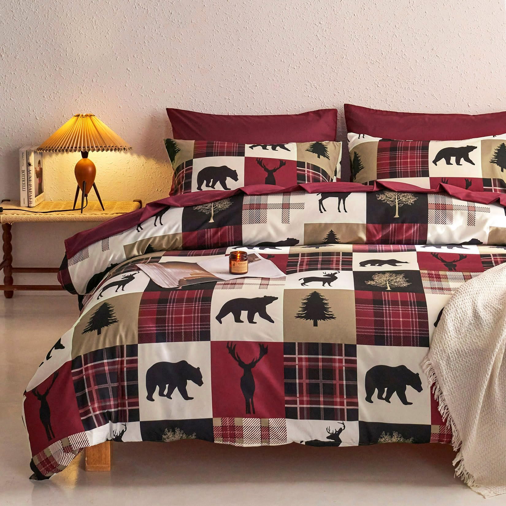 Wake In Cloud Schmusetuch 3-teilig King (Comforter 104"x90") 0553