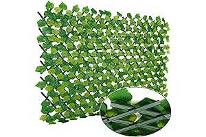 Luyue Expandable Artificial Green Leaf Fence Privacy Screen