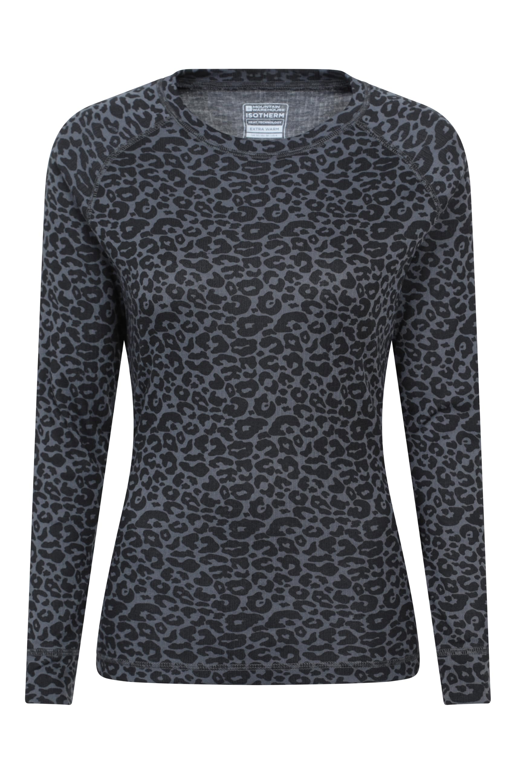 Mountain Warehouse Talus Womens Thermal Baselayer Top | Lightweight & Comfortable Long Sleeve Thermal T-shirt, Warm & Moisture Wicking & Quick Dry Skins for Active Wear & Winter