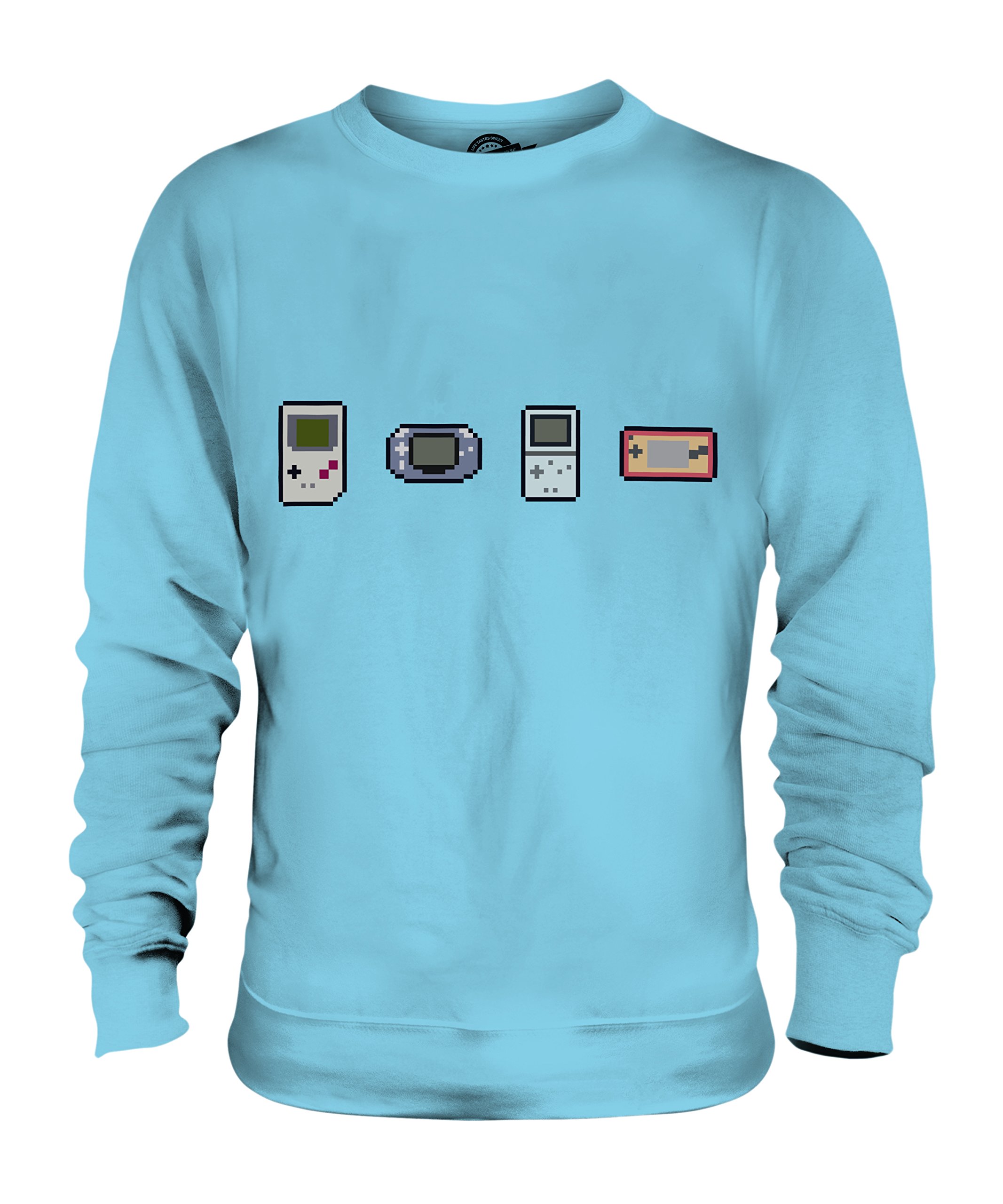 Candymix Evoluzione dei Videogiochi Unisex Uomo Donna Felpa