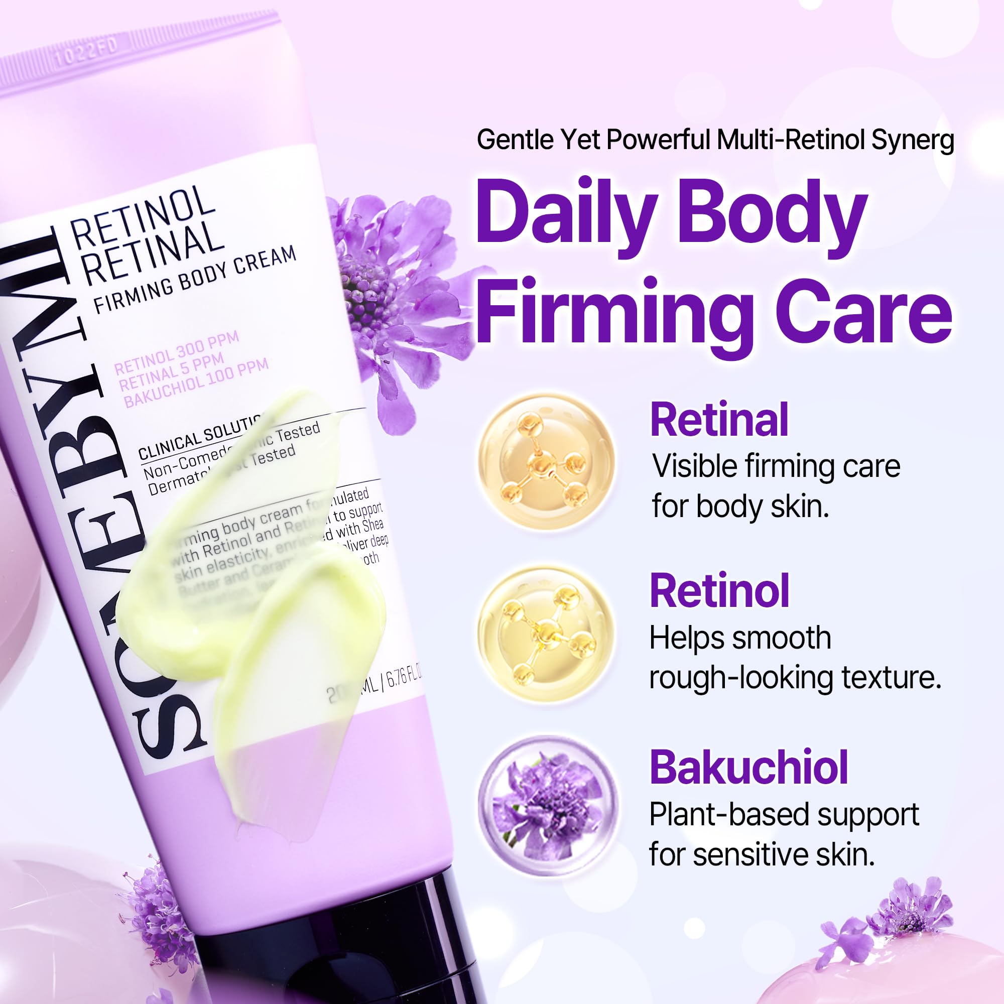 SOME BY MI Duo Corpo Coreano – Crema Corpo Rassodante al Retinolo 200ml + Gel Doccia Esfoliante AHA BHA PHA 400ml – Routine Anti-Età e Purificante per Pelle Secca e Impura – Skincare Coreana