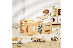 Montessori Table and Chairs for Toddlers 1-3: Perfect for Learning and Play