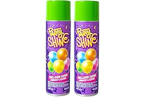 Party Time Shine: Ultimate Silicone Spray for Glossy, Enduring Balloons